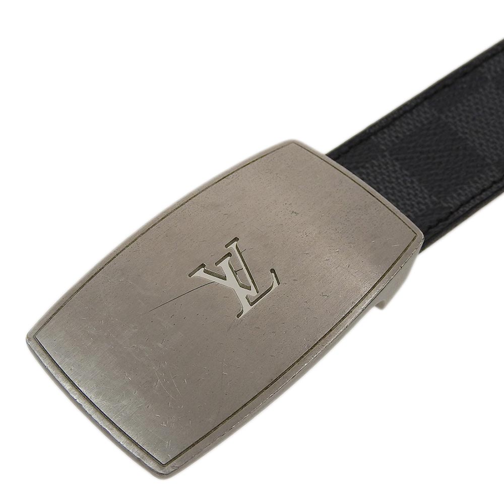 Louis Vuitton Damier Graphite 85/34 Belt M9638V in Very Good Condition