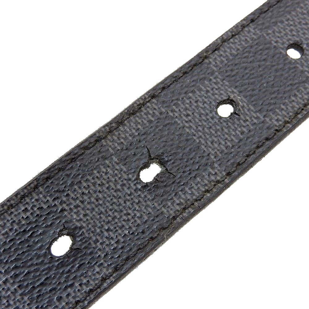 Louis Vuitton Damier Graphite 85/34 Belt M9638V in Very Good Condition