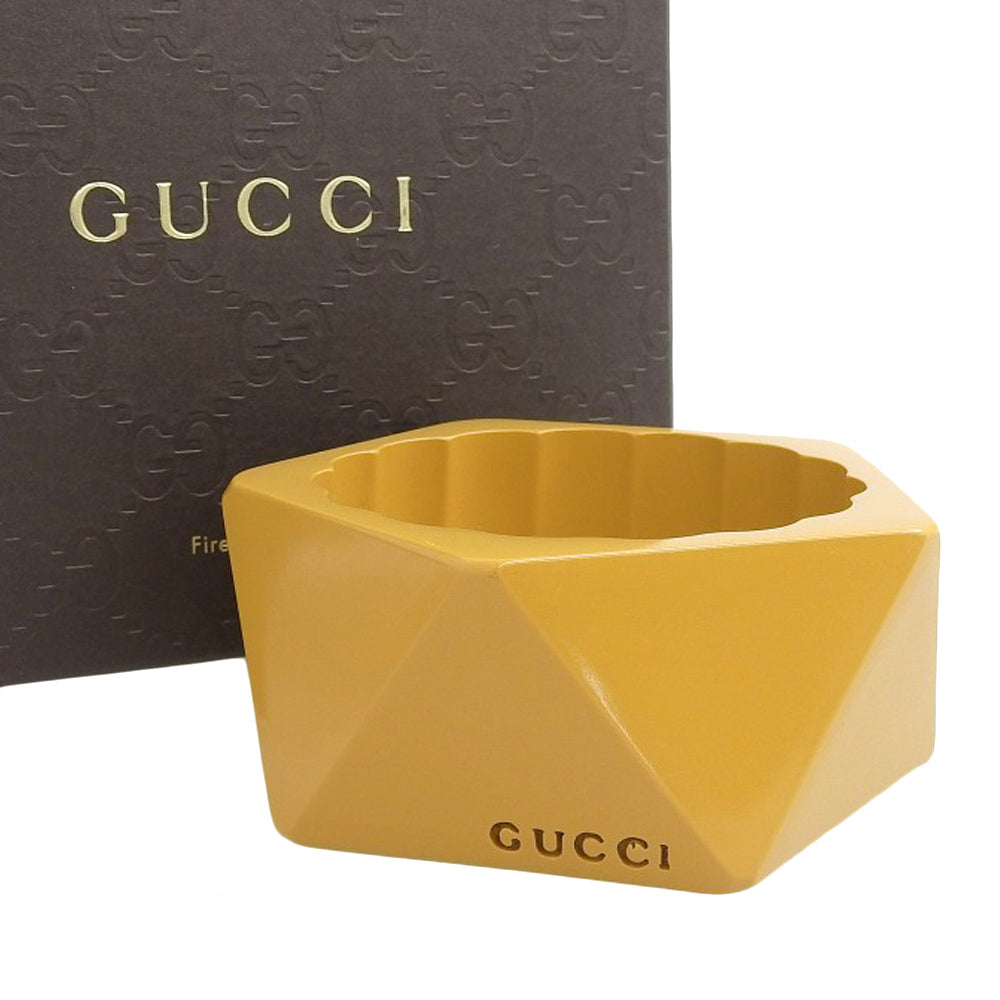 Gucci Mustard M Bangle with Box in Great Condition