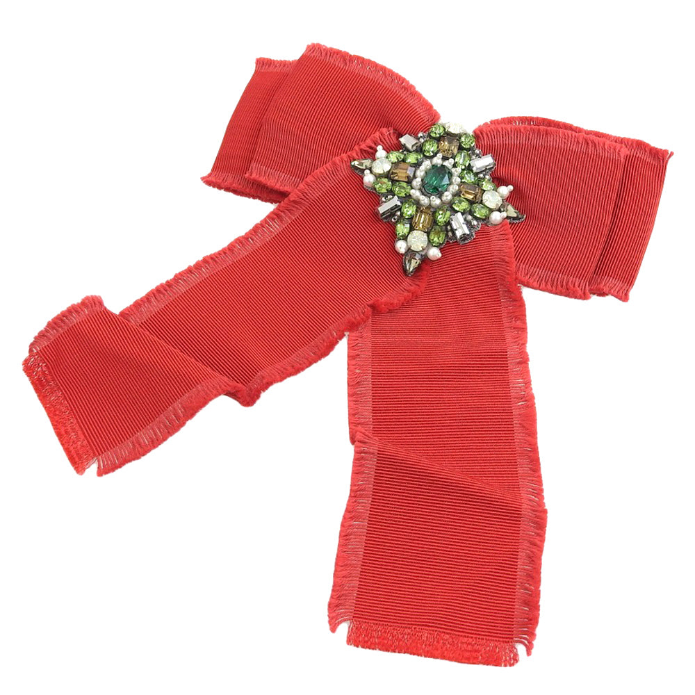 Gucci Grosgrain Brooch Ribbon Red 460828I96528096