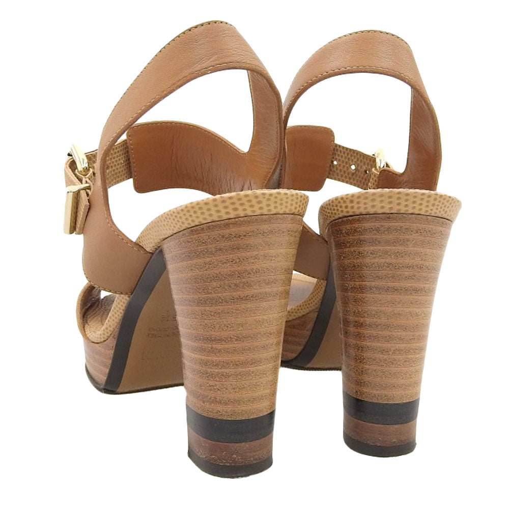 Fendi Brown Leather Sandals Women in Great Condition