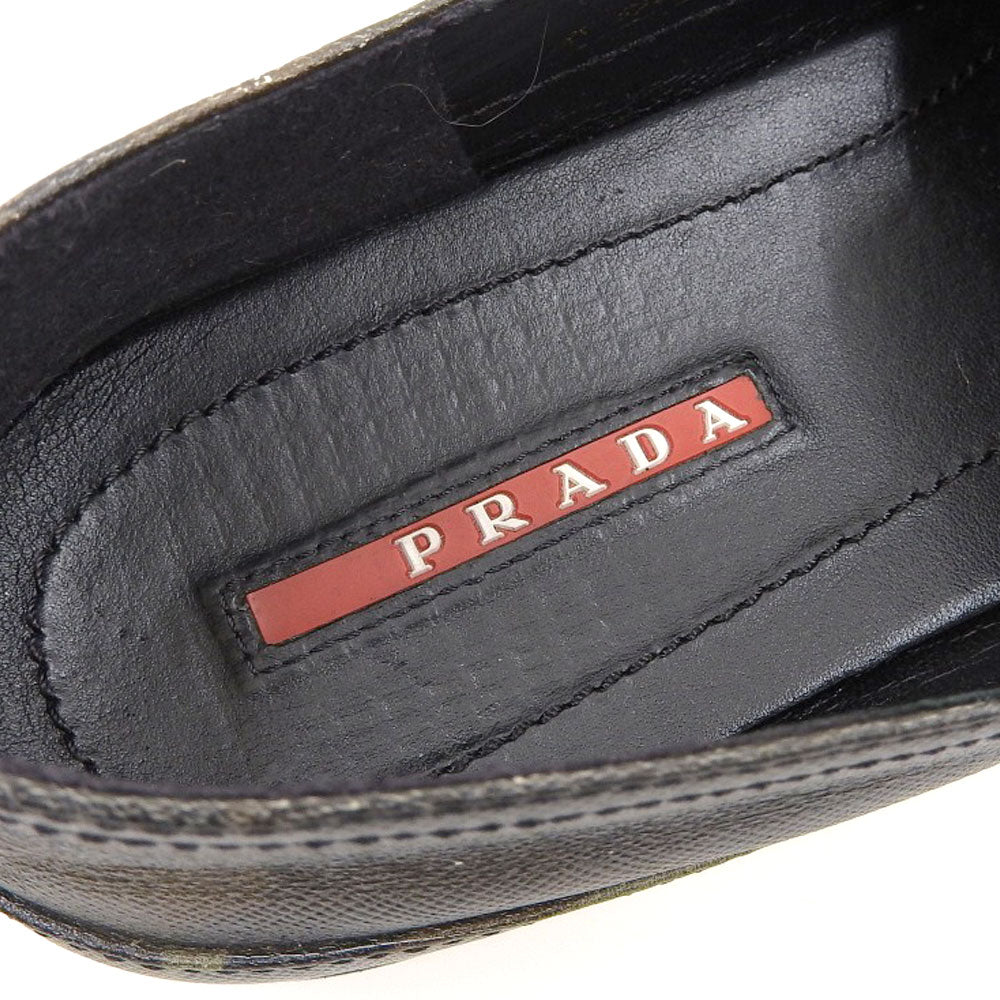 Prada Camouflage Leather Slip-On Shoes