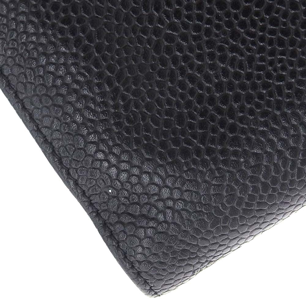 Chanel Caviar Skin Bifold Wallet with Coin Pocket A13497