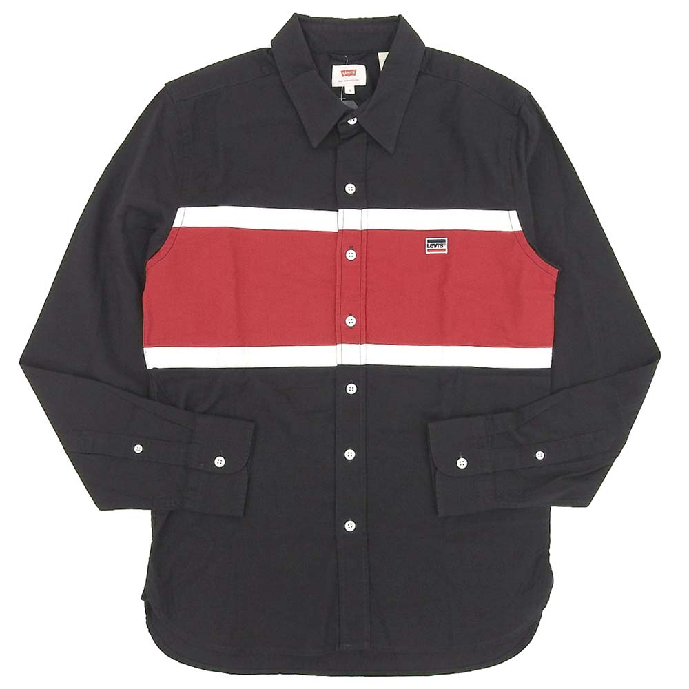 Levi's Cotton Polo Shirt Black Red White S