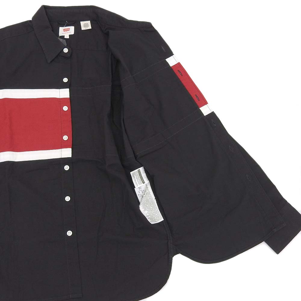 Levi's Cotton Polo Shirt Black Red White S