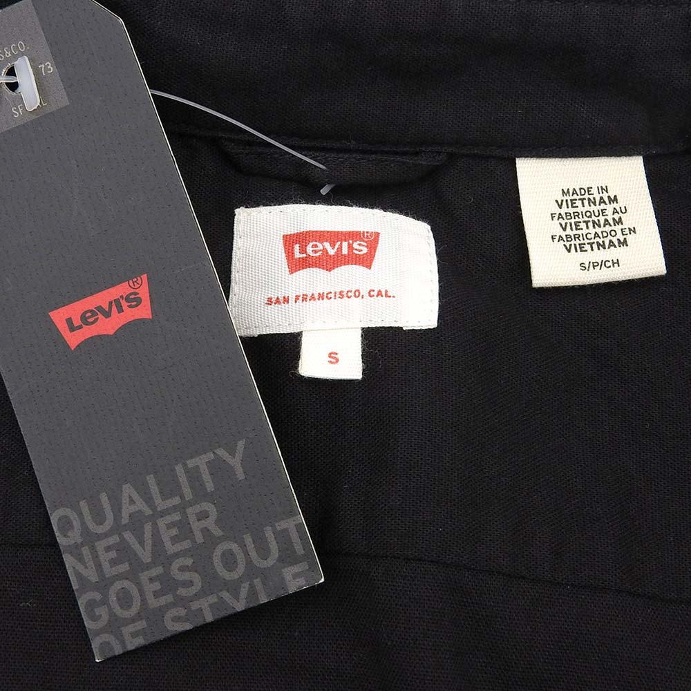 Levi's Cotton Polo Shirt Black Red White S