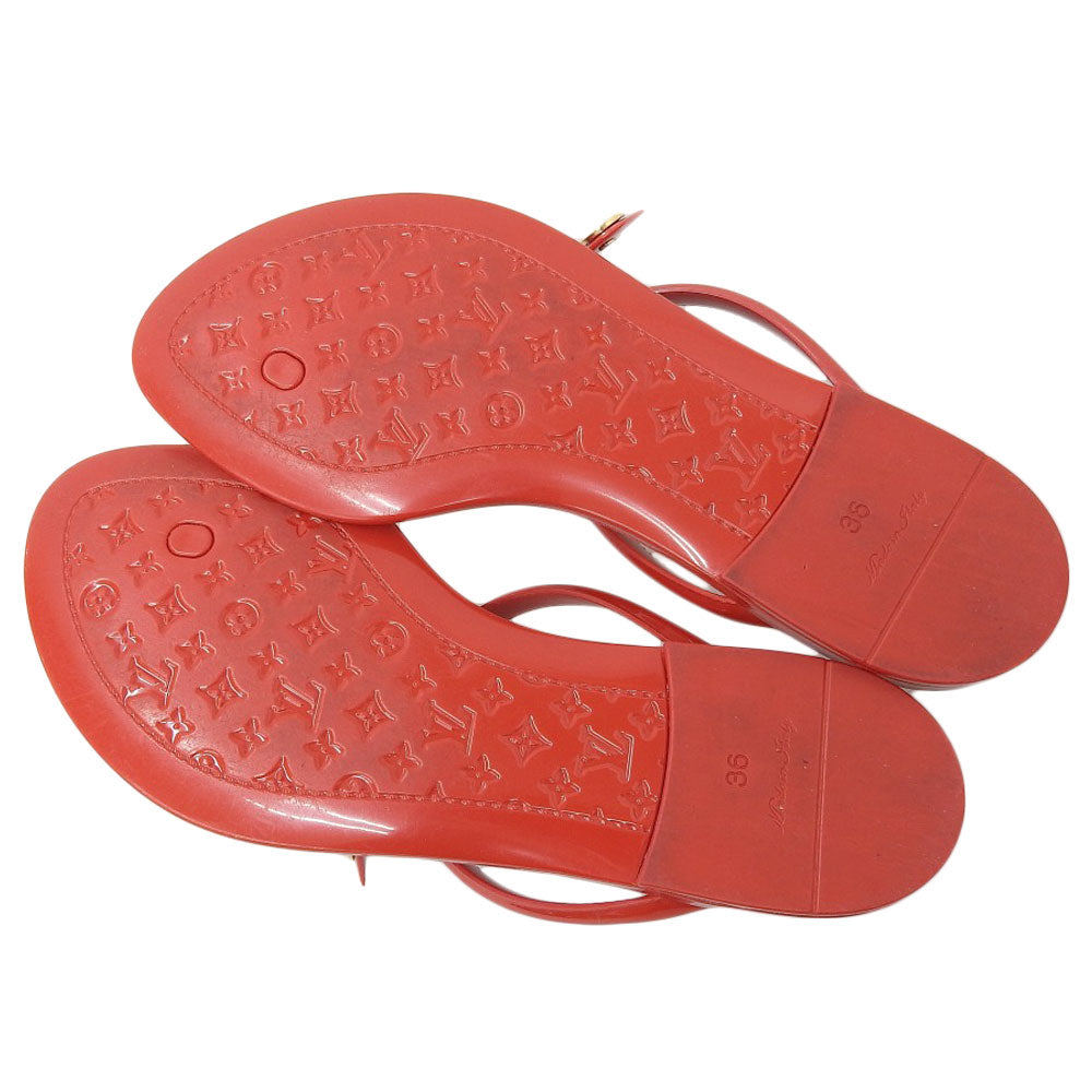 Louis Vuitton Seastar Flat Thong Sandals Red