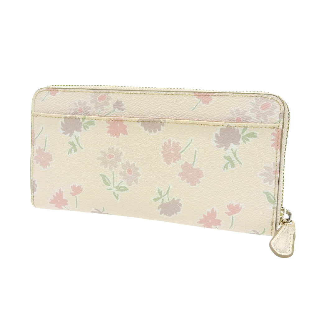 Coach Floral PVC Zip-Around Wallet 55881