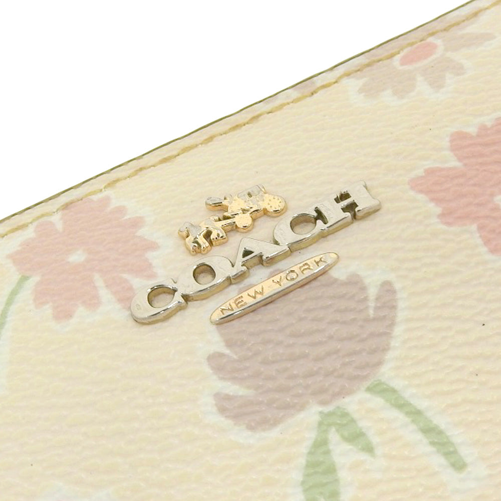 Coach Floral PVC Zip-Around Wallet 55881