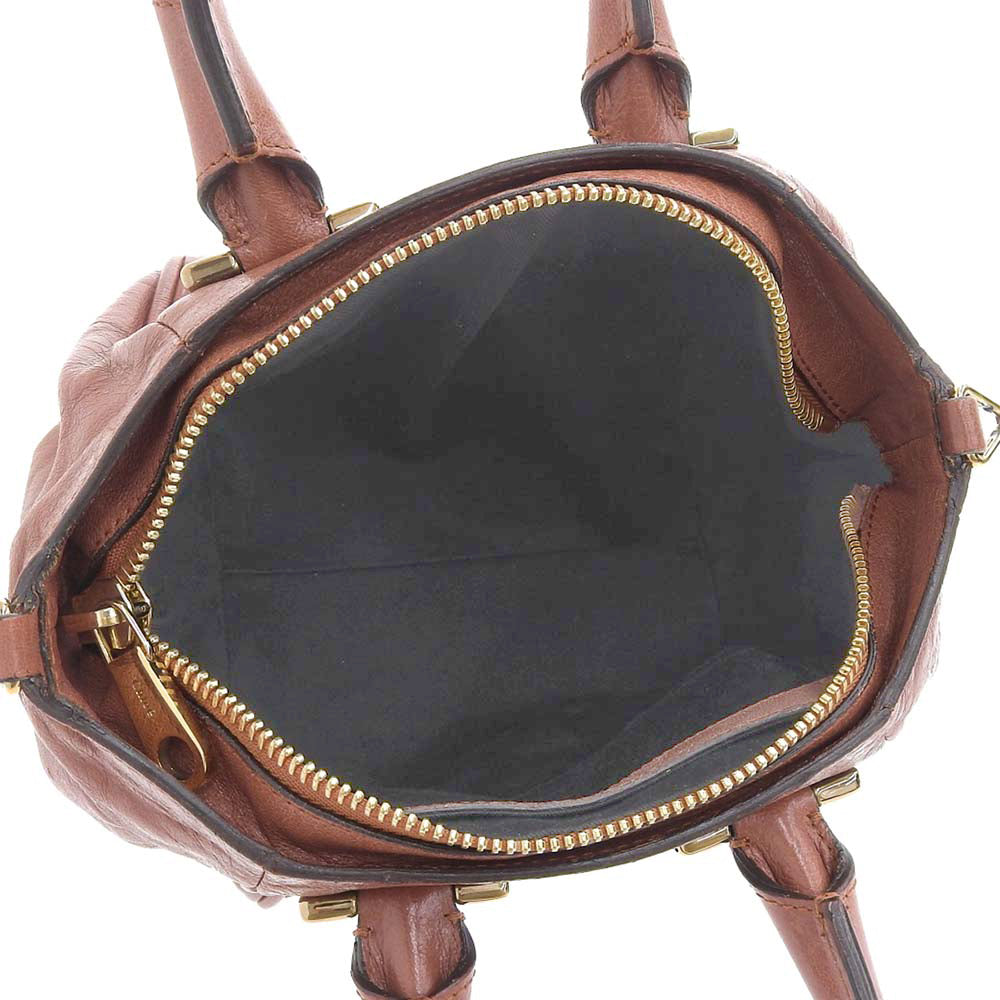 Chloe Ethel 2-Way Handbag Brown