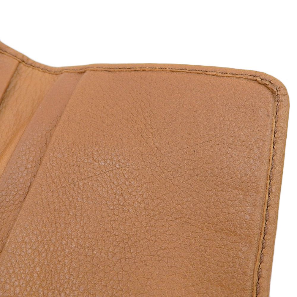 Chloe Paddington Leather Long Wallet Brown