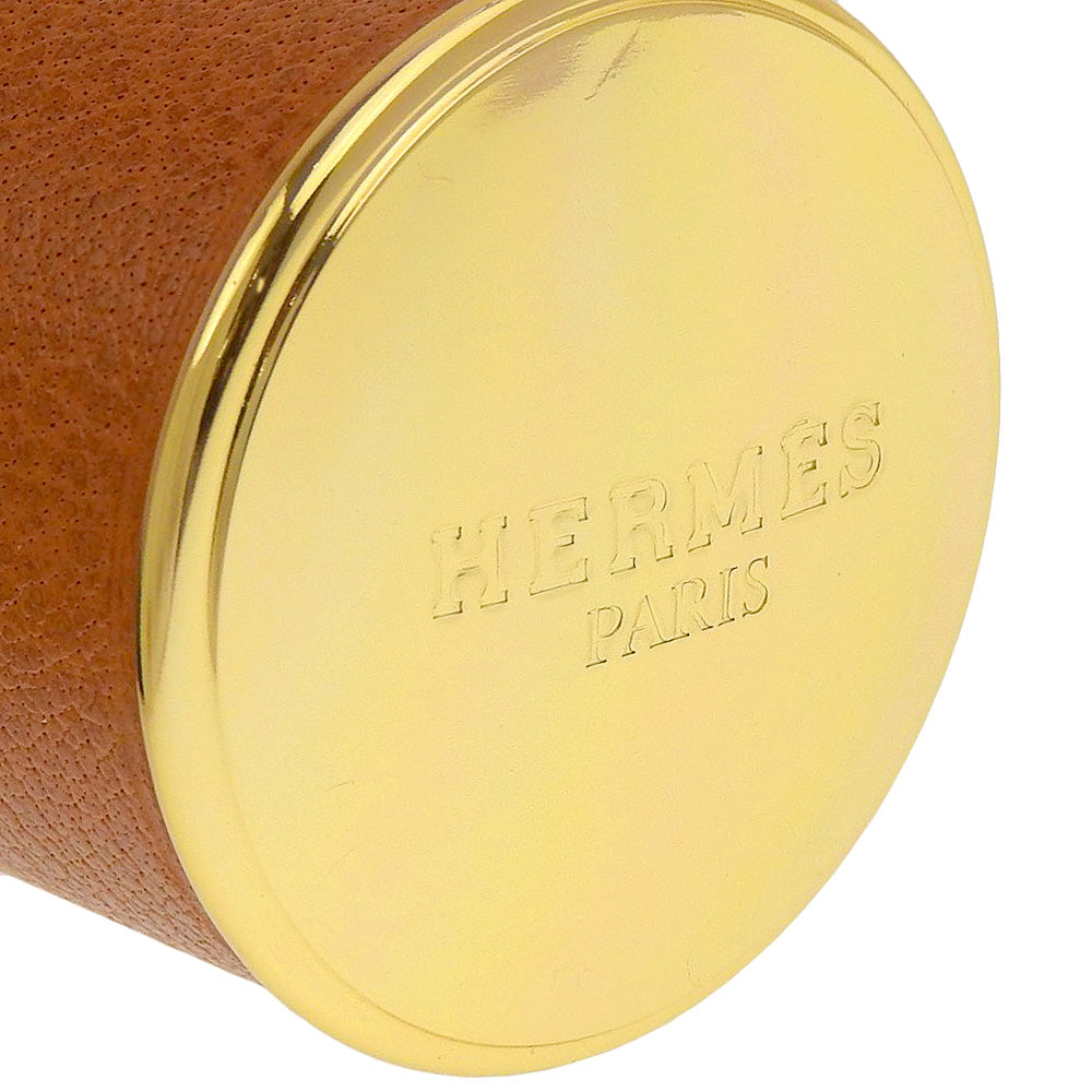 HERMES Refillable Perfume Atomizer Case - Gold Brown