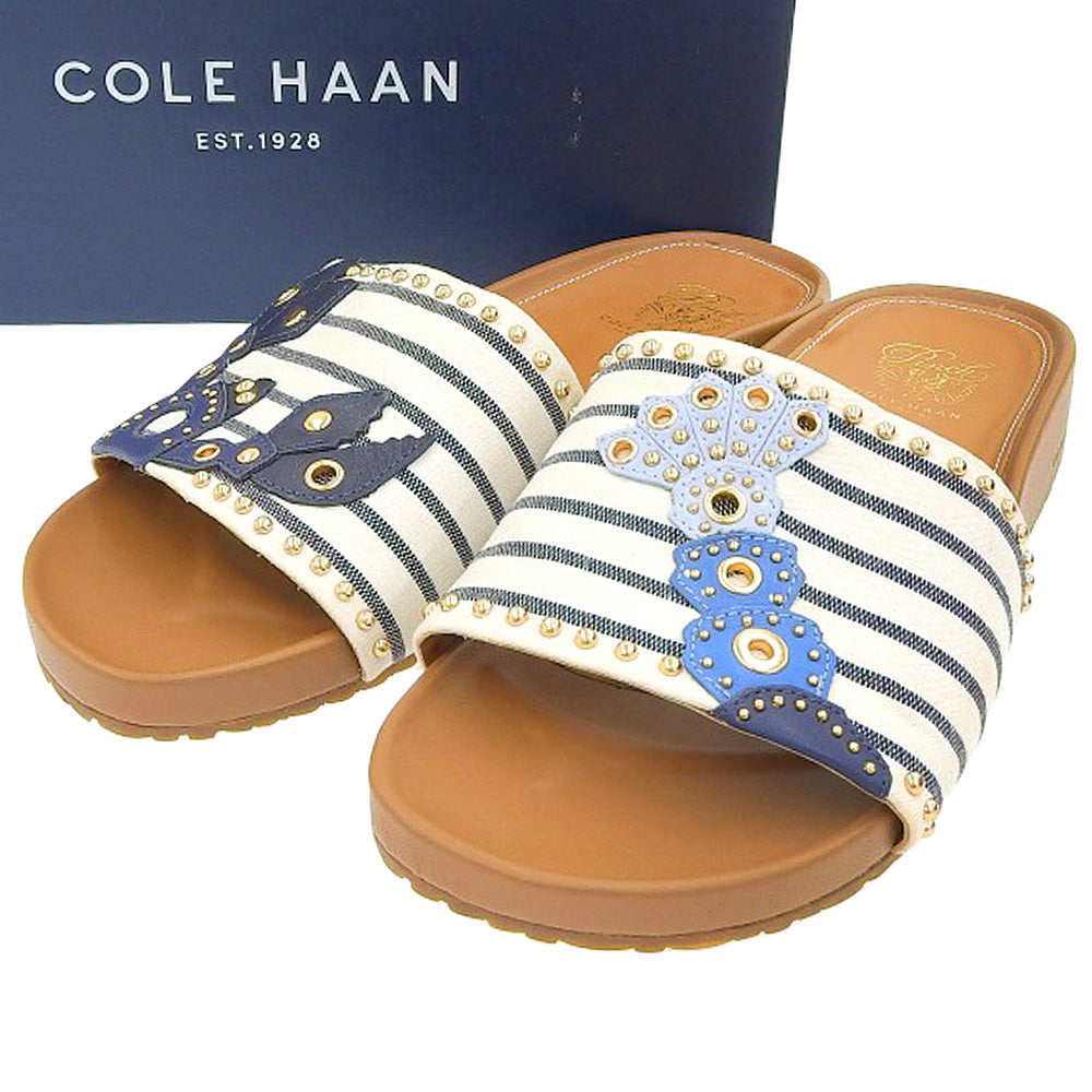 Cole Haan Canvas Studded Sandals W11517