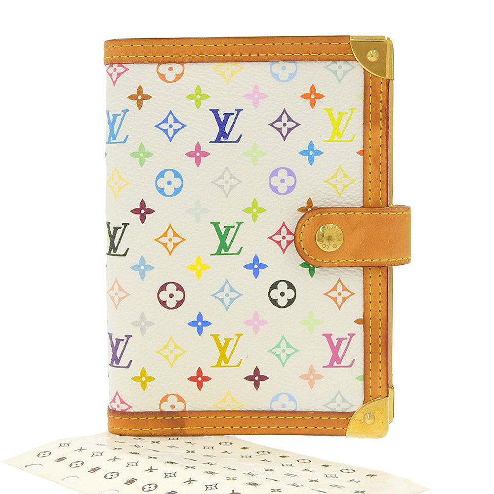 Louis Vuitton Monogram Multicolor Agenda PM Notebook Cover R20896 in Very Good Condition