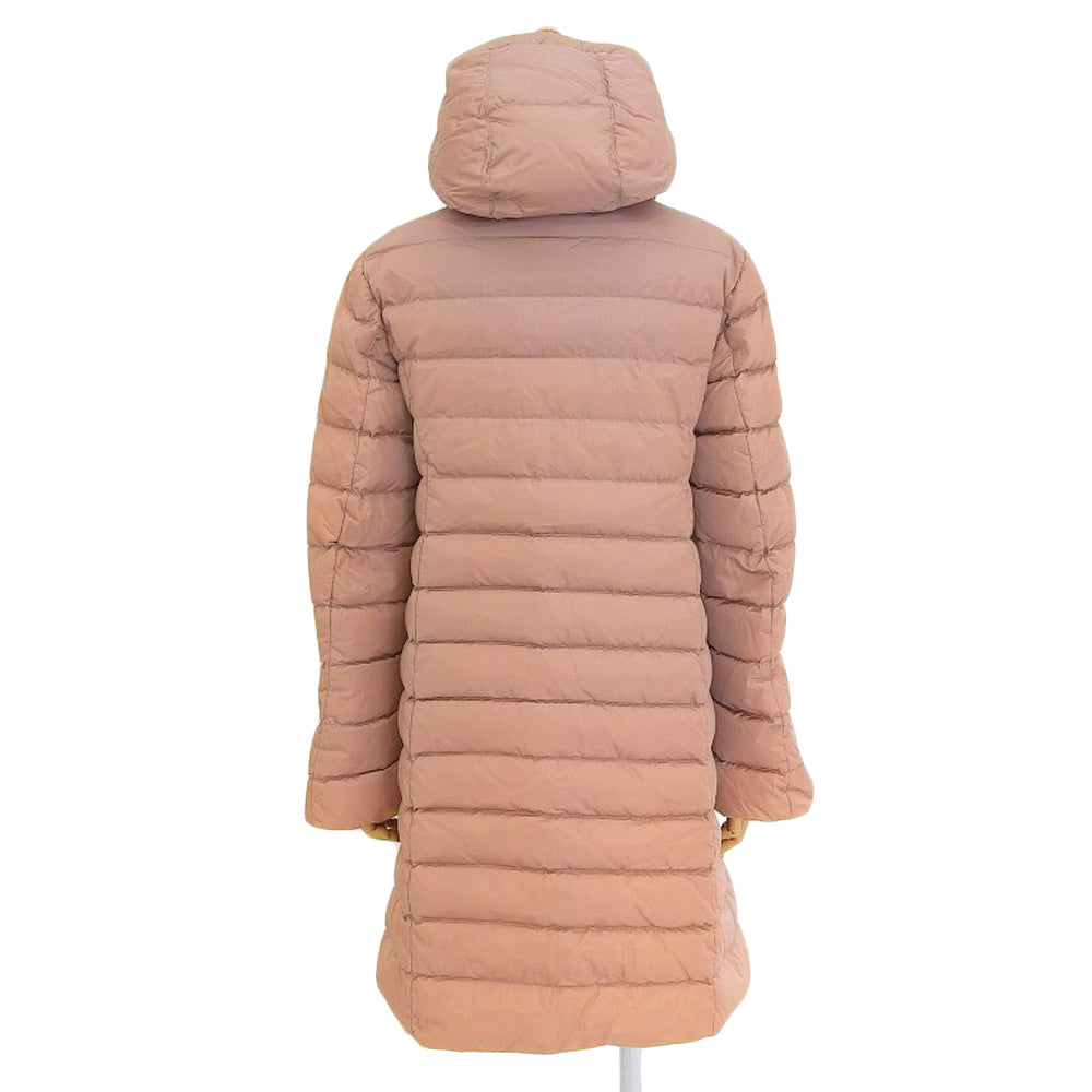 Moncler Down Jacket Pink Beige Nylon