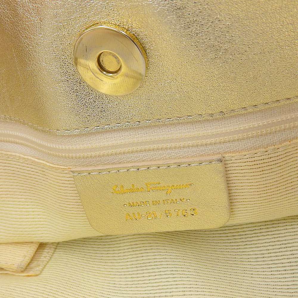 Salvatore Ferragamo Gancini Tote Bag Ivory AU215763