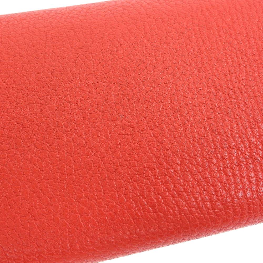 Burberry Leather D-Ring Continental Wallet Red in Excellent Condition