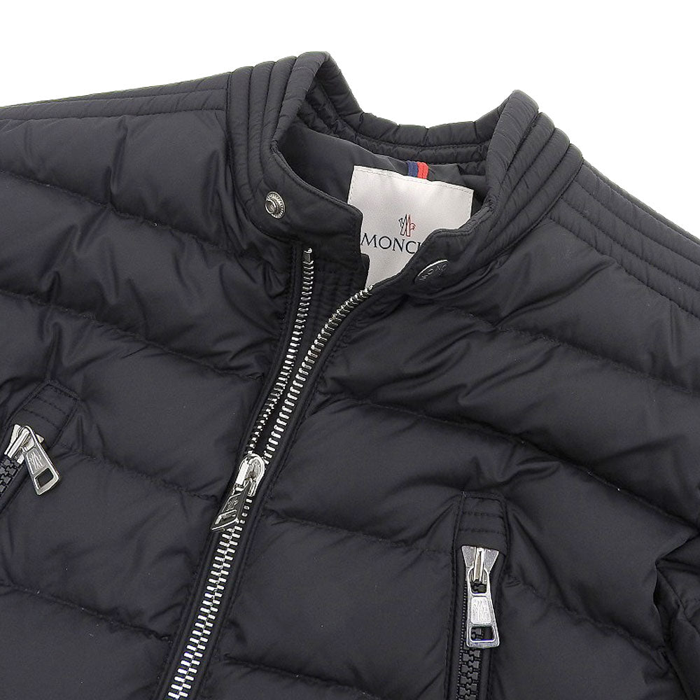 Moncler Amiot Down Jacket 100% Nylon Black Size 1 4030205 68352 in Very Good Condition