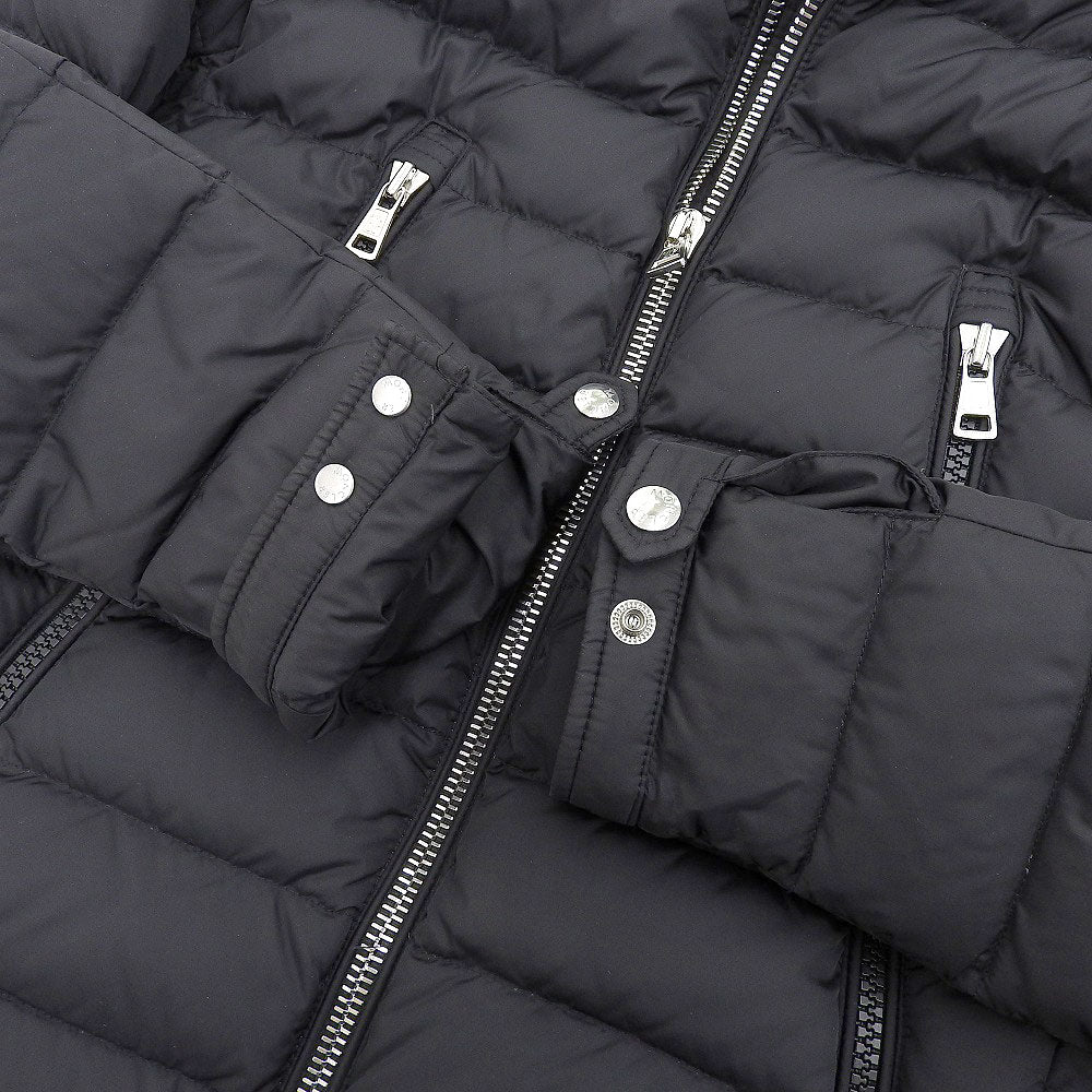 Moncler Amiot Down Jacket 100% Nylon Black Size 1 4030205 68352 in Very Good Condition