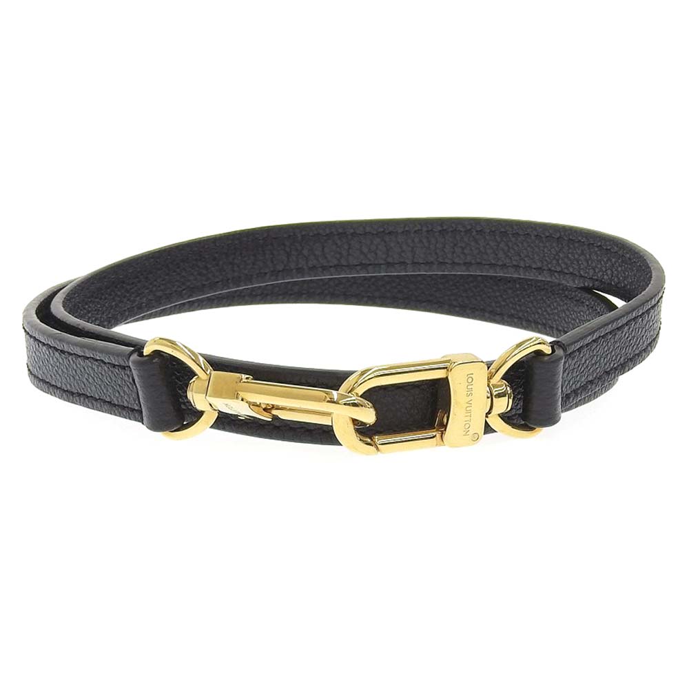 Louis Vuitton Leather Shoulder Strap Black M41595