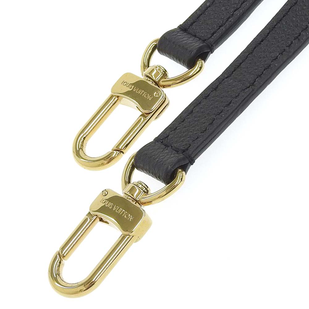 Louis Vuitton Leather Shoulder Strap Black M41595 in Great Condition