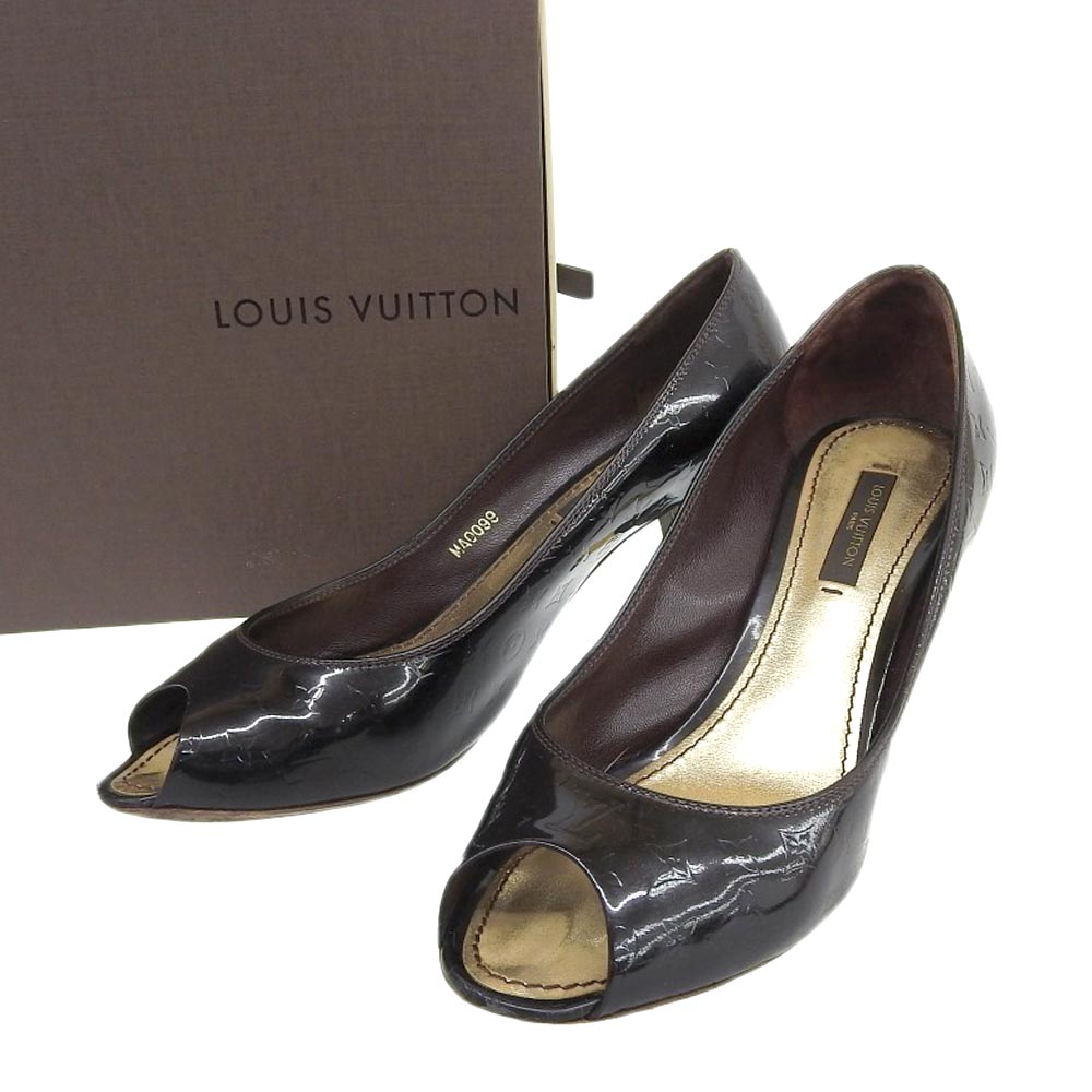 Louis Vuitton Monogram Vernis Heels Size 36 in Very Good Condition