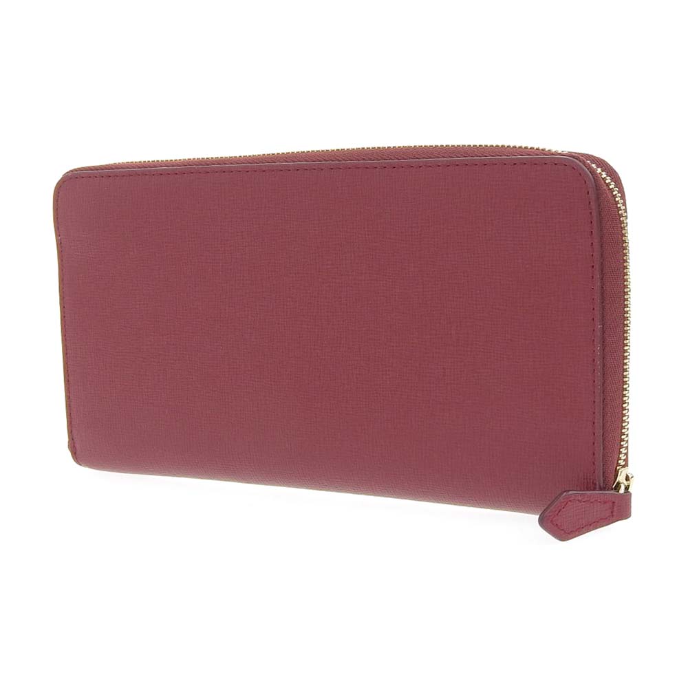 Furla Leather Clutch Bag Long Wallet