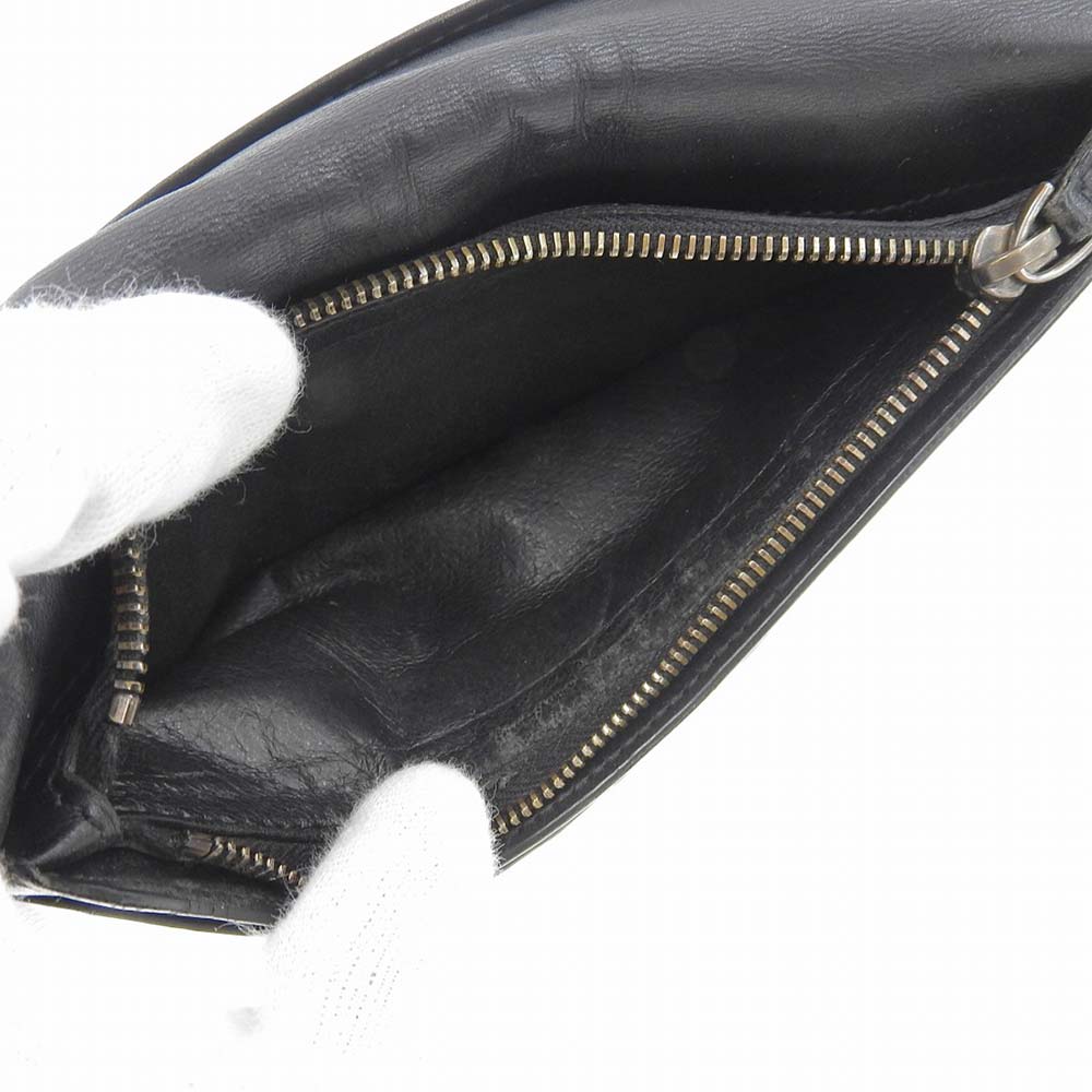 Bottega Veneta Leather Bifold Long Wallet 272541 in Good Condition