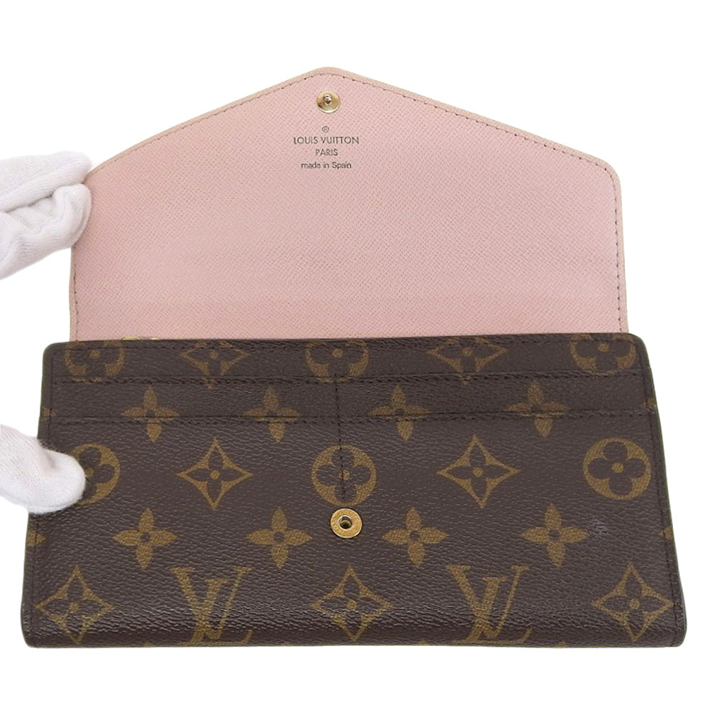 Louis Vuitton Monogram Sarah Long Wallet M62235