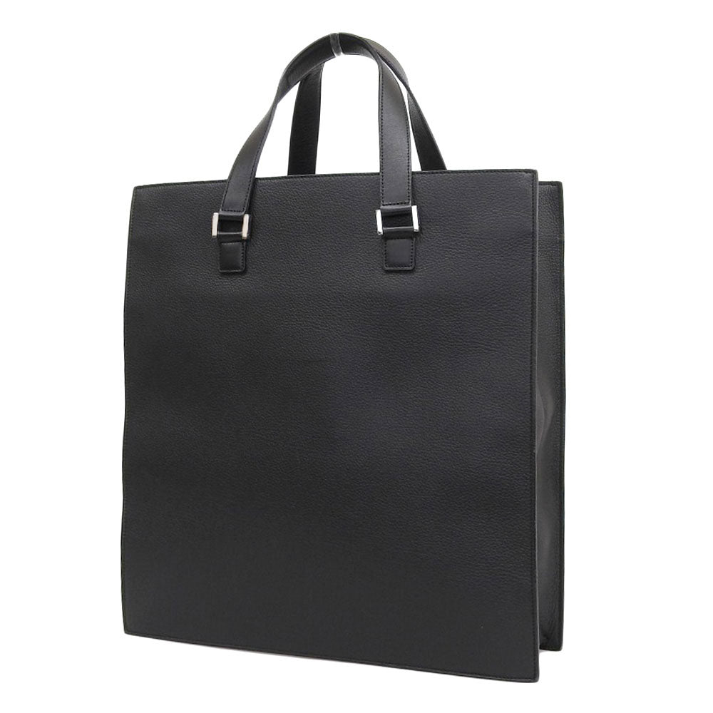 Cartier Leather Briefcase Handbag Black