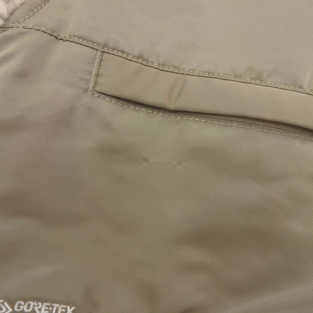 The North Face Gore-Tex Long Jacket Khaki Beige WS NAW2150N in Excellent Condition