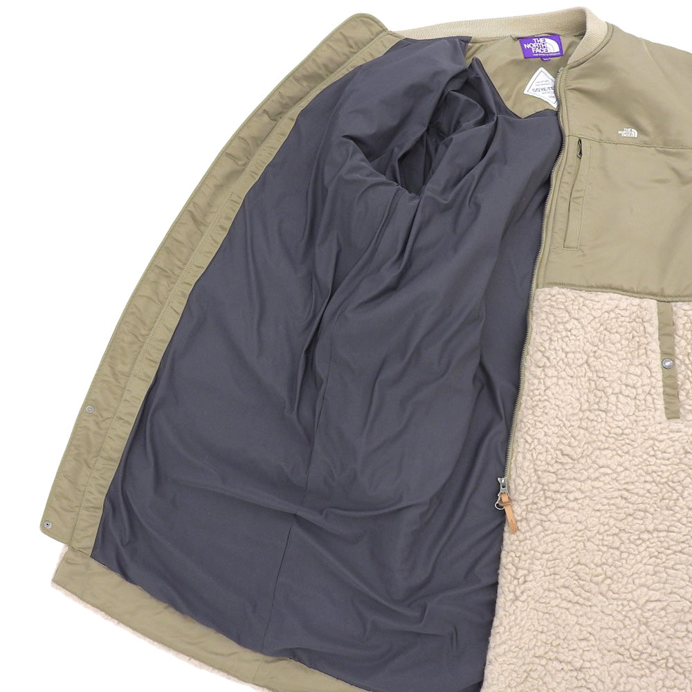 The North Face Gore-Tex Long Jacket Khaki Beige WS NAW2150N in Excellent Condition