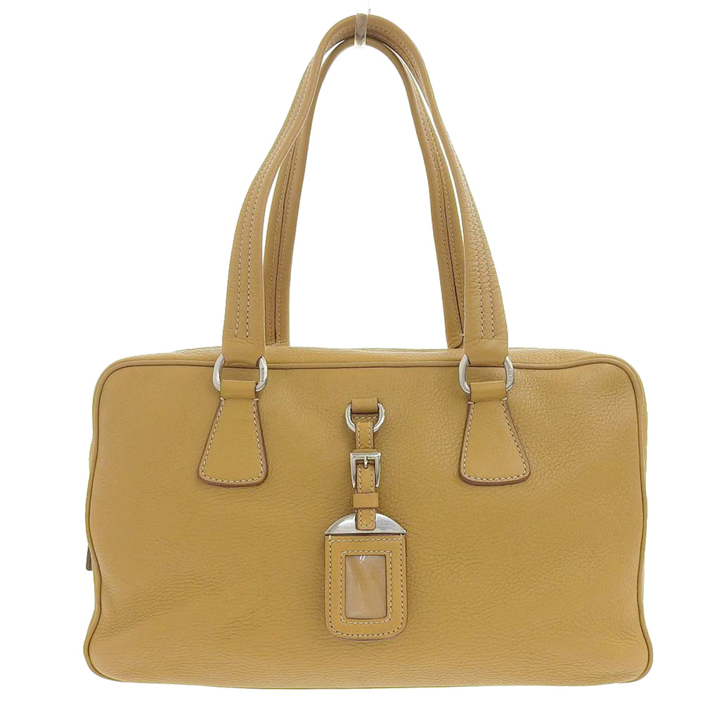 Prada Leather Handbag Camel