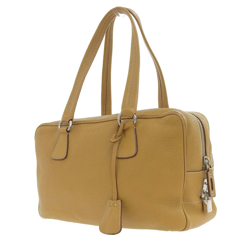 Prada Leather Handbag Camel