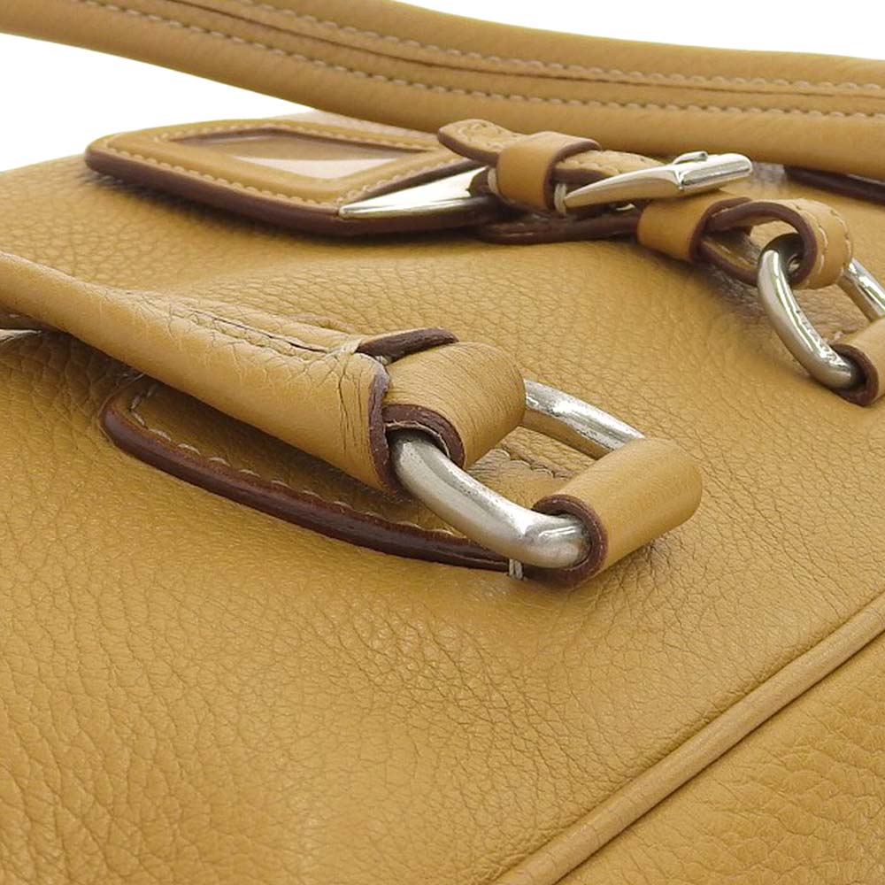 Prada Leather Handbag Camel