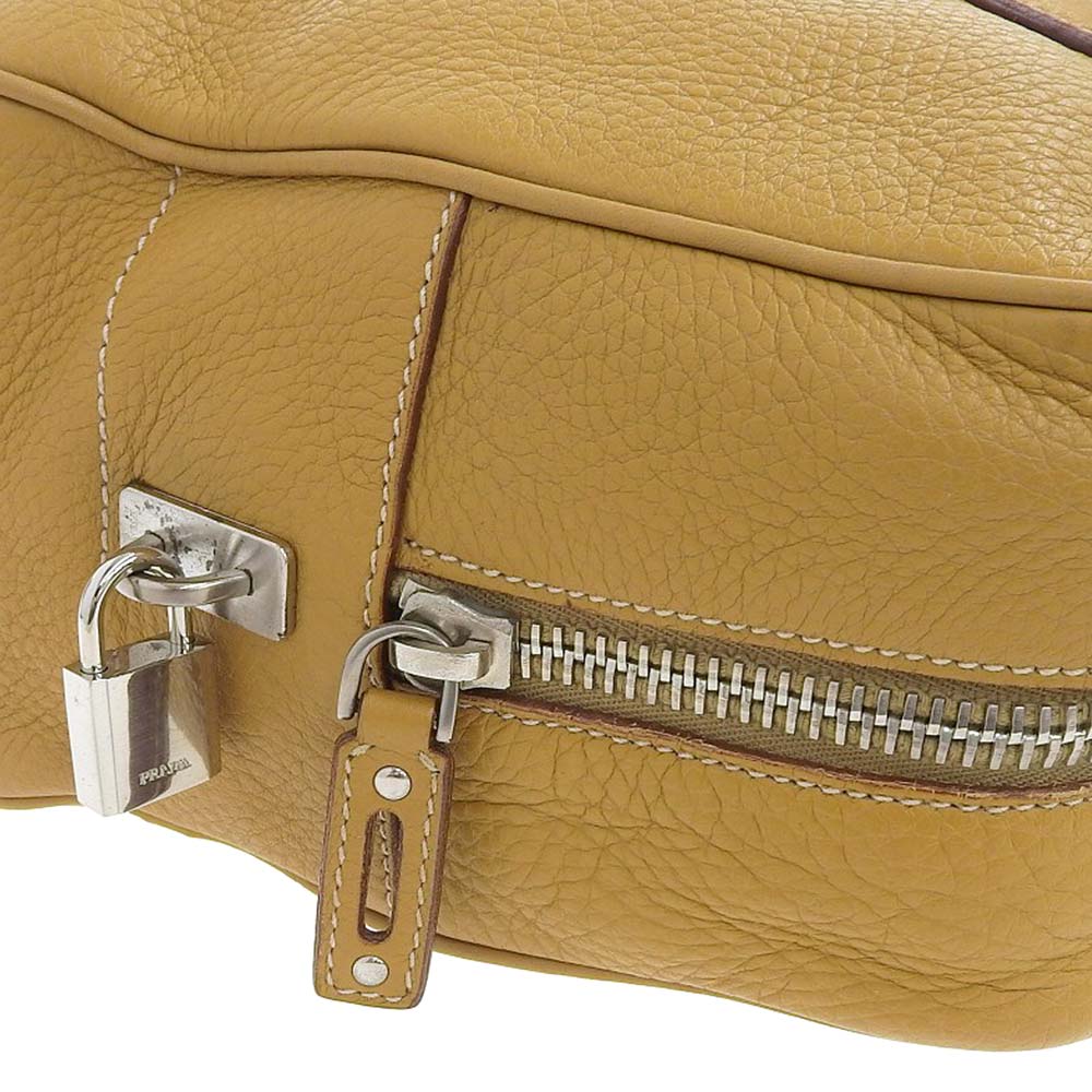 Prada Leather Handbag Camel