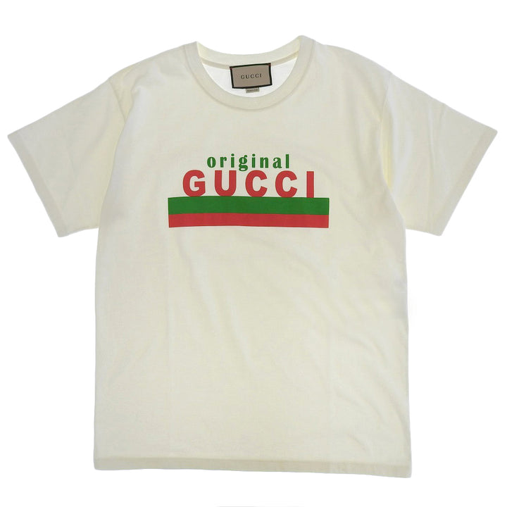 Gucci Oversized Logo T-Shirt White XS in Great Condition