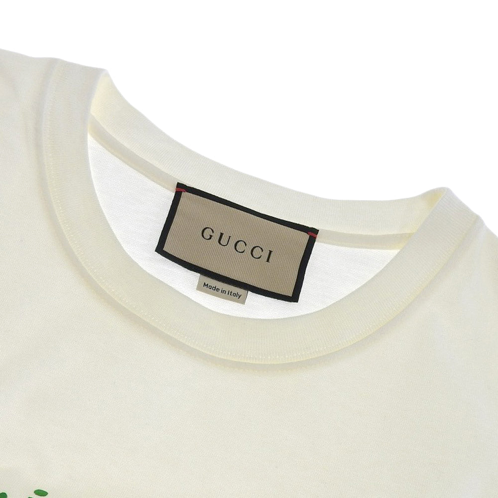 Gucci Oversized Logo T-Shirt White XS in Great Condition