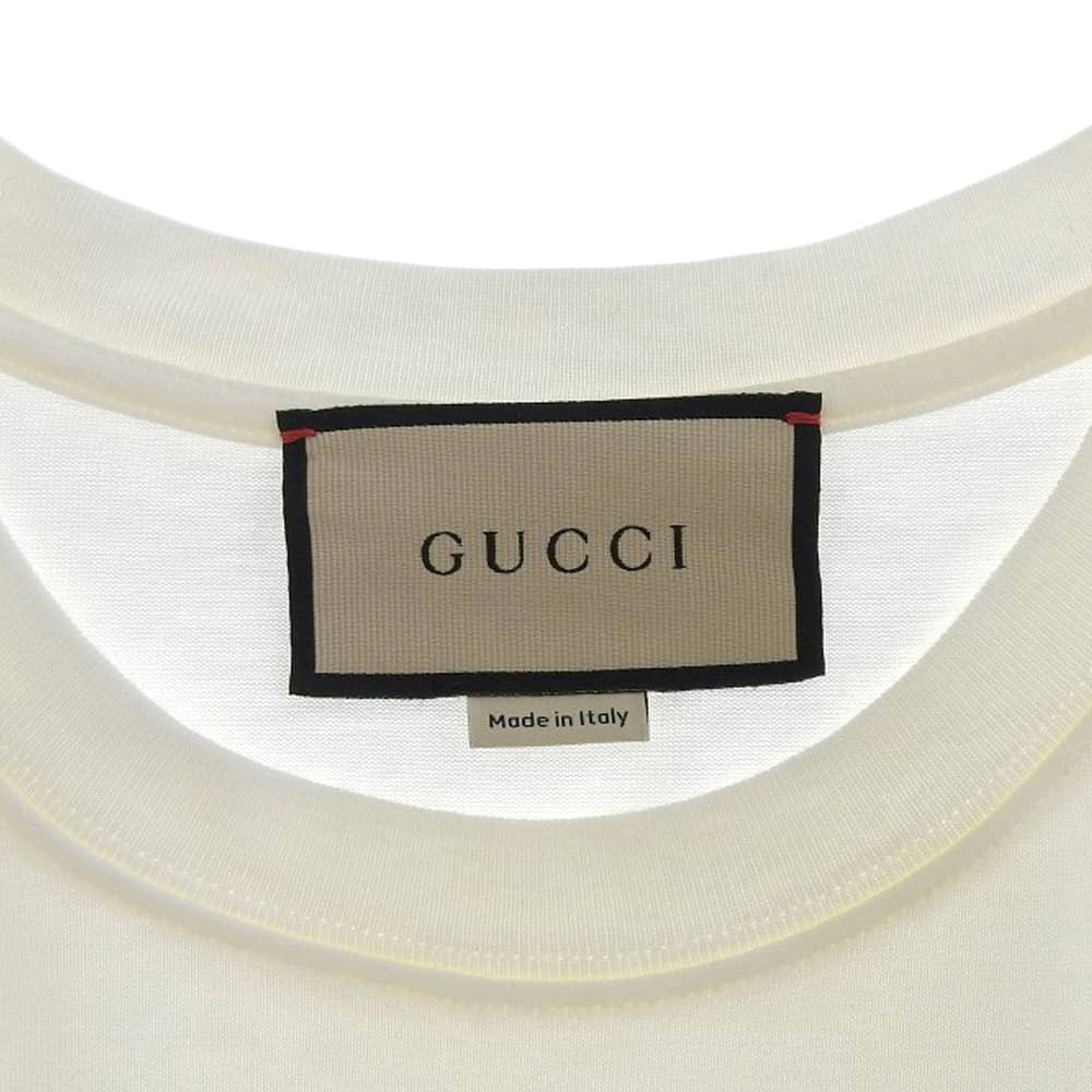 Gucci Oversized Logo T-Shirt White XS in Great Condition