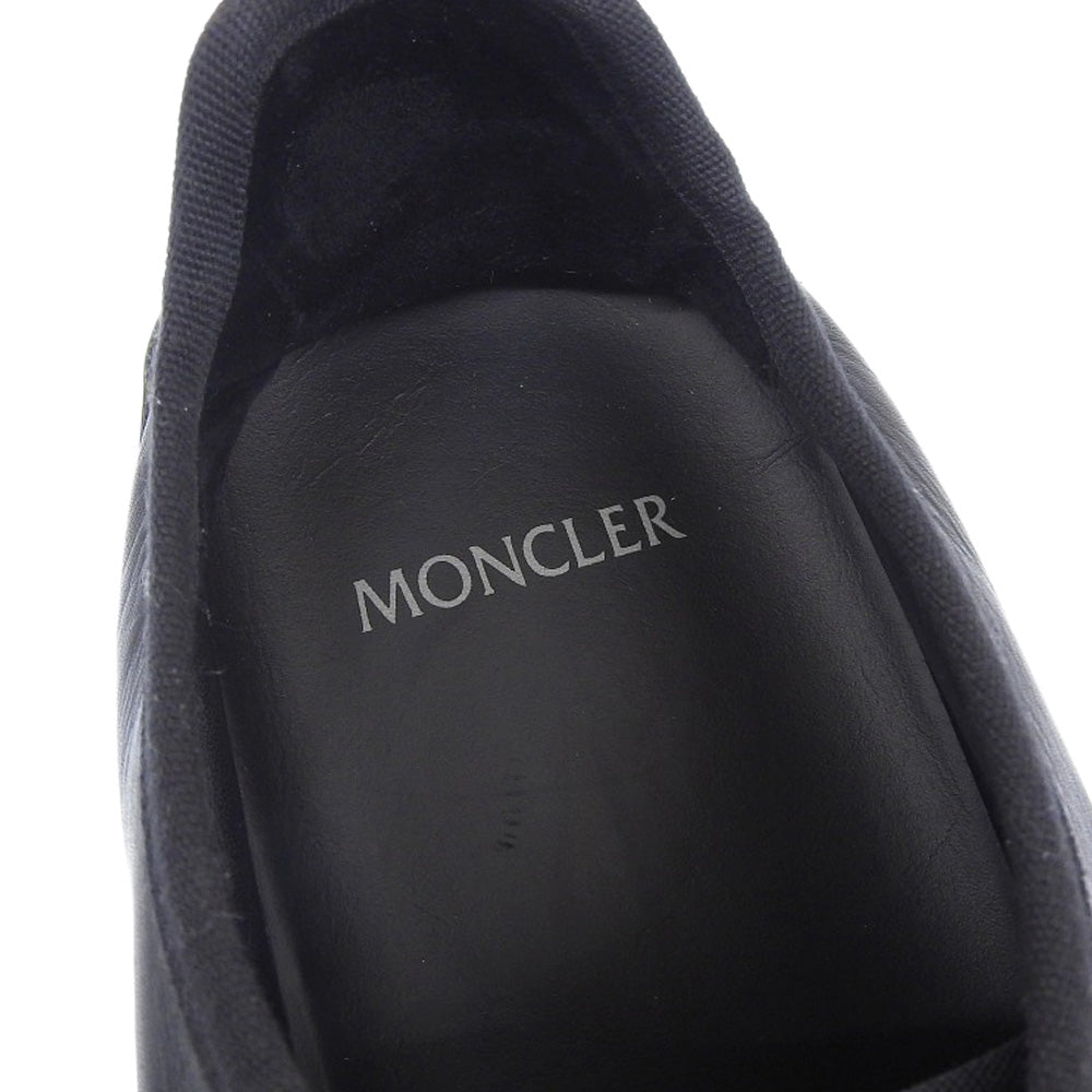 Moncler Leather Low-Cut Sneakers Size 40 in Very Good Condition