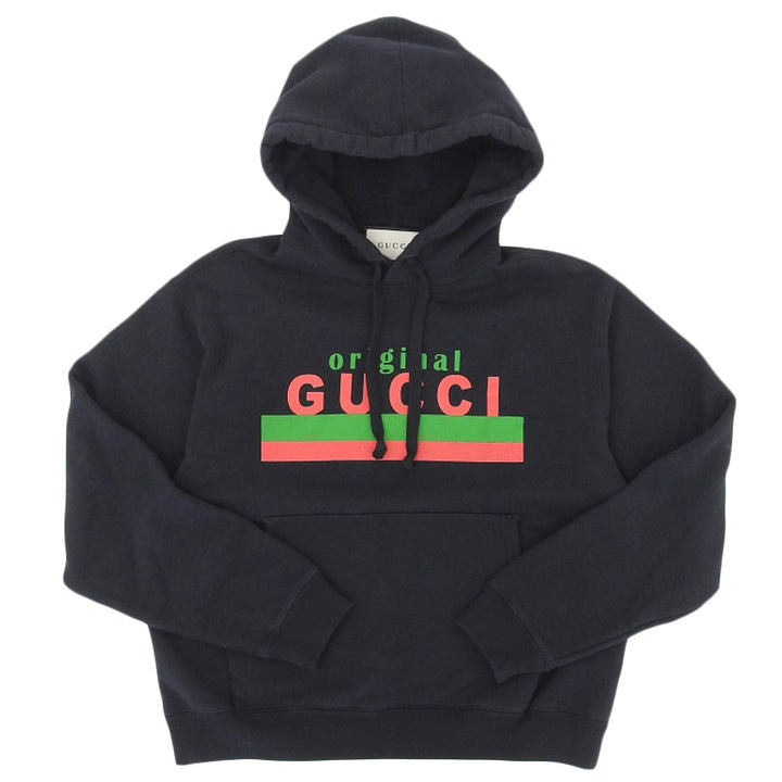 Gucci Logo Hoodie Black XS in Great Condition