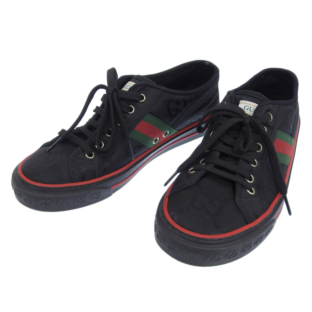 Gucci GG Canvas Tennis 1977 Off the Grid Shoes Size 6 629242 H9H70 1072 in Great Condition