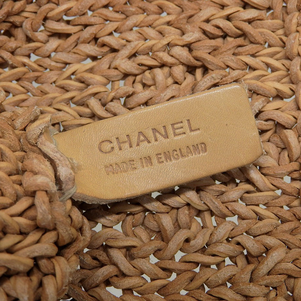 Chanel Camel Woven Shoulder Bag