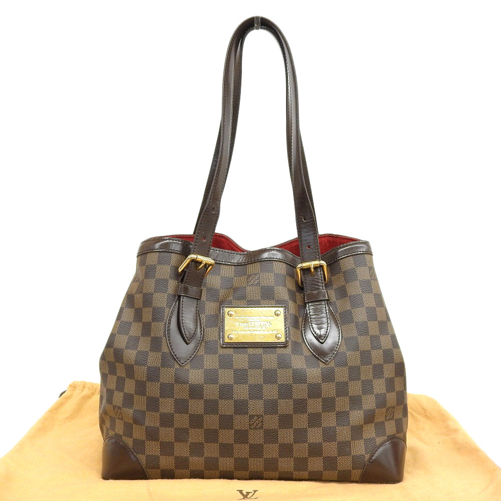 Louis Vuitton Damier Hampstead GM Tote Bag N51203 in Very Good Condition