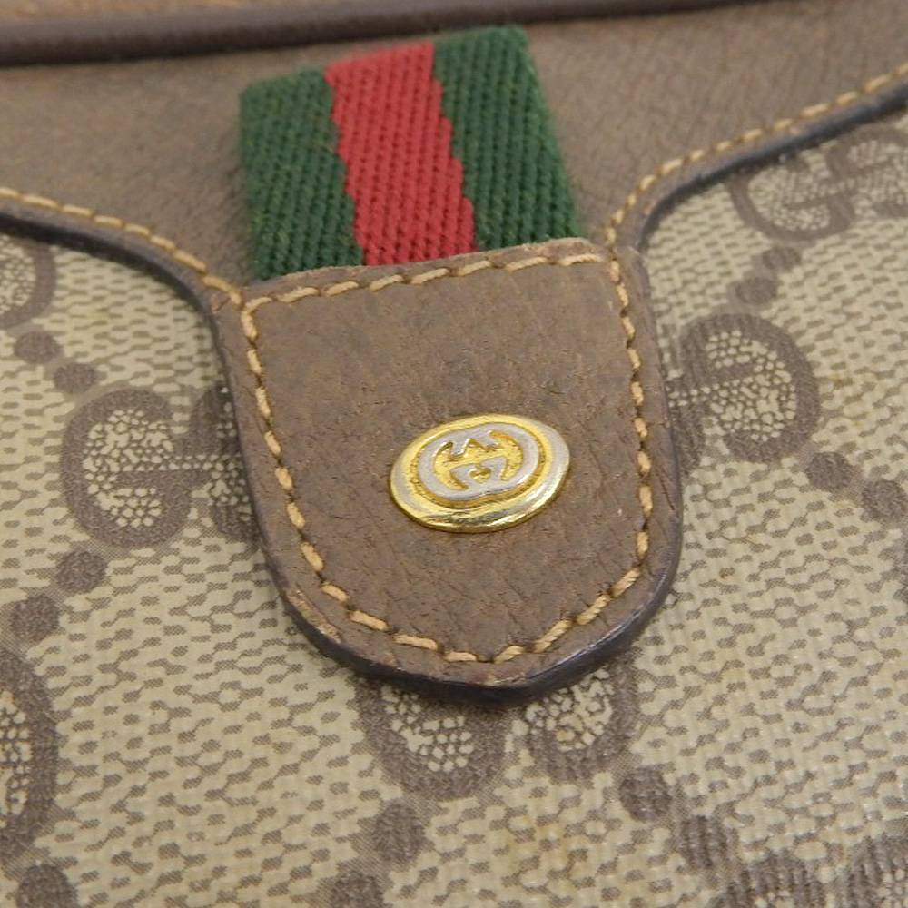 Gucci GG Plus Shoulder Bag Crossbody Brown in Good Condition