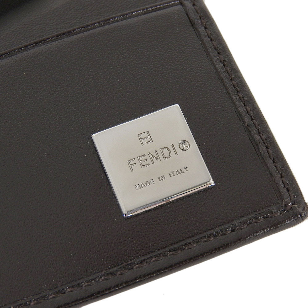 Fendi Canvas Leather Long Wallet