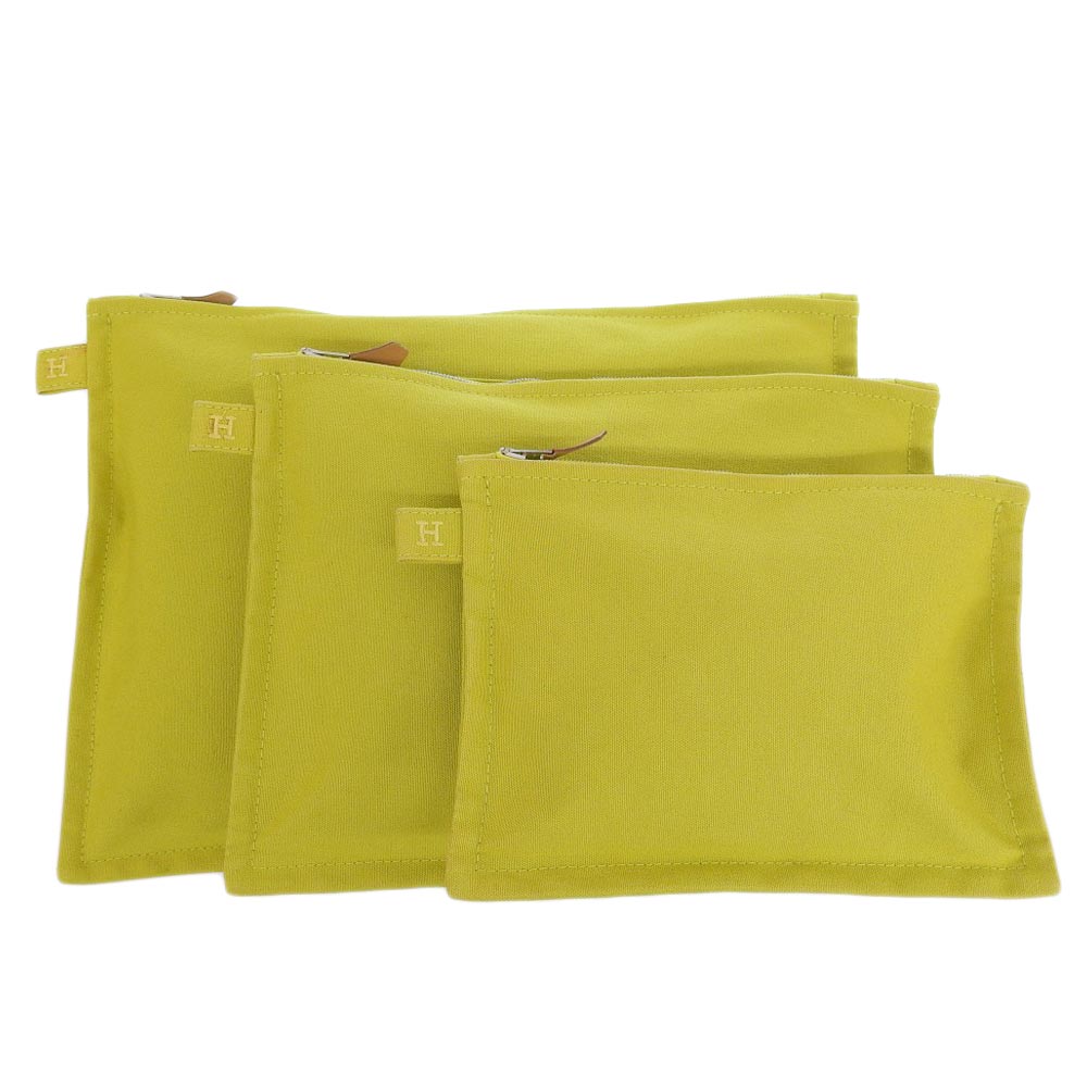 Hermes Bora Bora Cotton Pouch Set