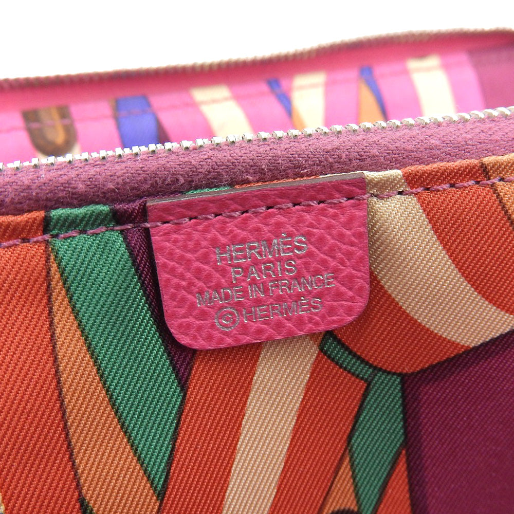 Hermes Azap Long Silk-In Epsom Pink Wallet