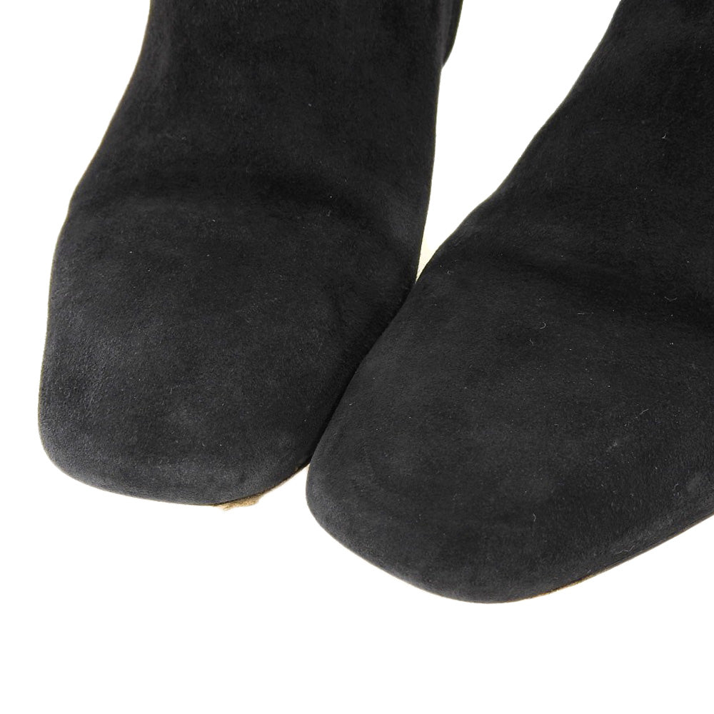 Louis Vuitton Suede Half Boots Black