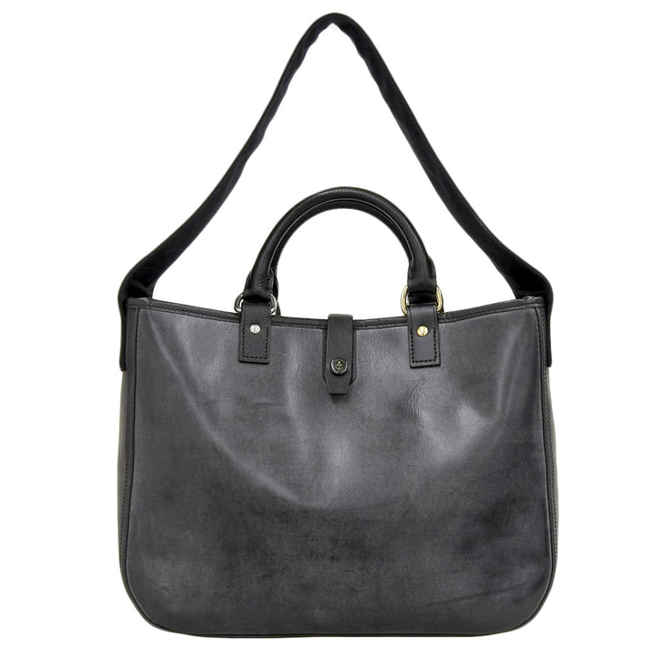 Porter Core Leather 2WAY Handbag Black